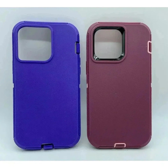 Hybrid Case For Apple iPhone 14 Pro Max 2 In 1 Shockproof Heavy Duty Guard Cover - Picture 2 of 11